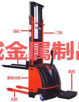 槽钢导轨稳定电动堆垛车的起升下降